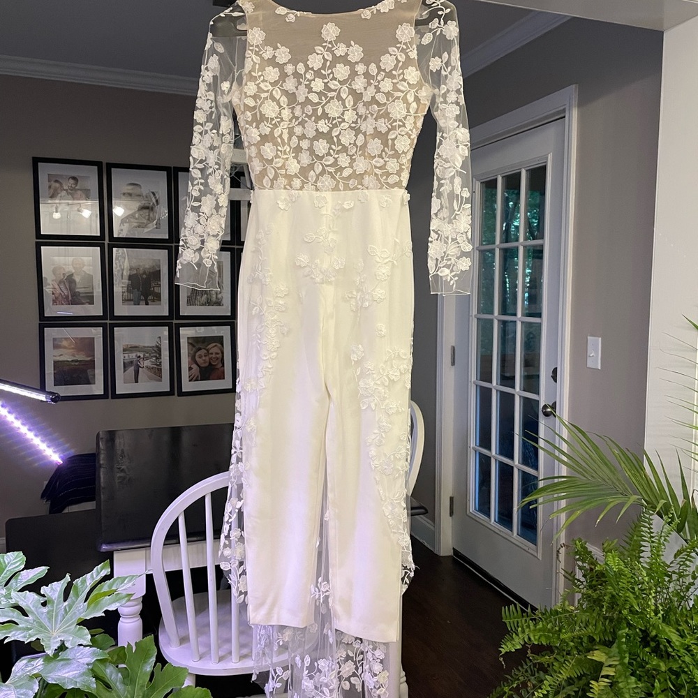 Rime Arodaky wedding jumpsuit